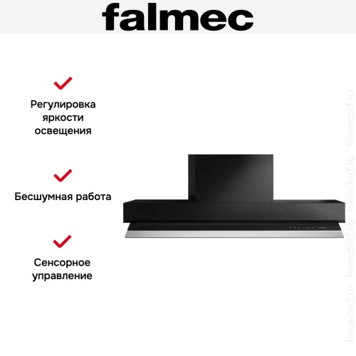 Вытяжка Falmec Virgola Touch NRS 90 black (900)