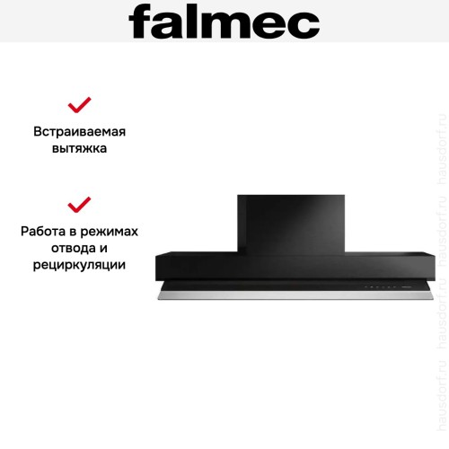 Вытяжка Falmec Virgola Touch NRS 90 black (900)