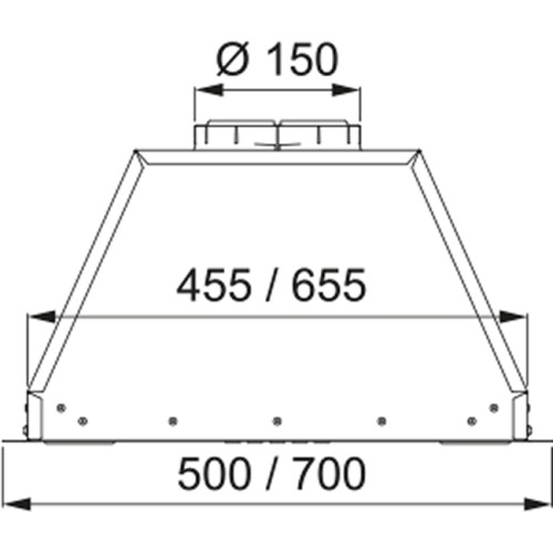 Встраиваемая вытяжка Franke VERA 52 BK