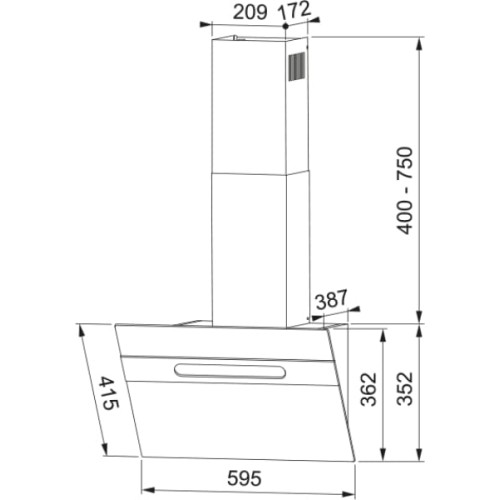 Вытяжка Franke STERLING 60 WH