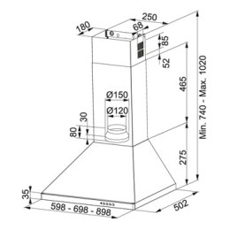 Вытяжка Franke FDL 664 XS