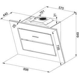 Вытяжка Franke FLS 905 WH