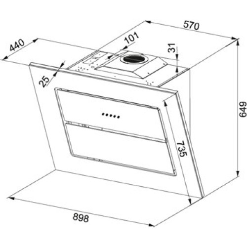 Вытяжка Franke FLS 905 WH