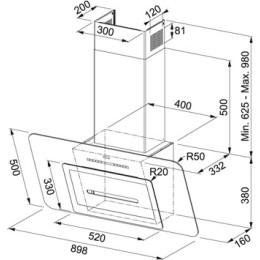 Вытяжка Franke FSN 908 BK