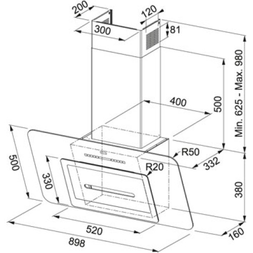 Вытяжка Franke FSN 908 BK