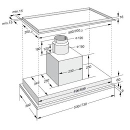Встраиваемая вытяжка Gaggenau AH 273-150