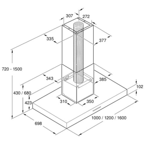 Вытяжка Gaggenau AL 442-100