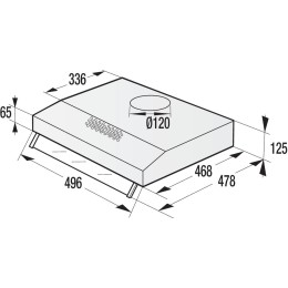 Вытяжка Gorenje WHU 529 EW/M