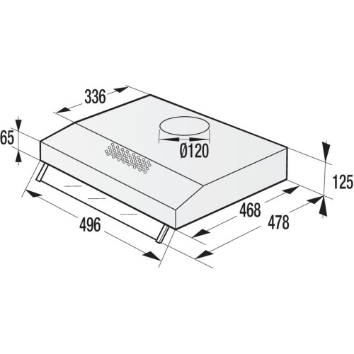 Вытяжка Gorenje WHU 529 EW/M