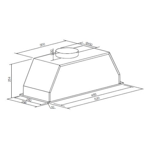 Встраиваемая вытяжка Graude LB 52.0 S
