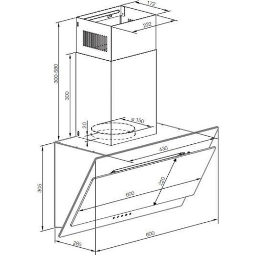Вытяжка Graude DHK 60.1 EL