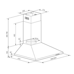 Вытяжка Graude DHP 60.0 E