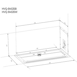 Встраиваемая вытяжка Haier HVQ-B4535W
