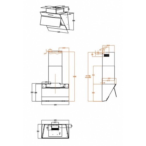 Вытяжка Haier HVX-W692GBA