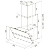 Вытяжка KRONA GABRIELE E 600 black/inox 1 S