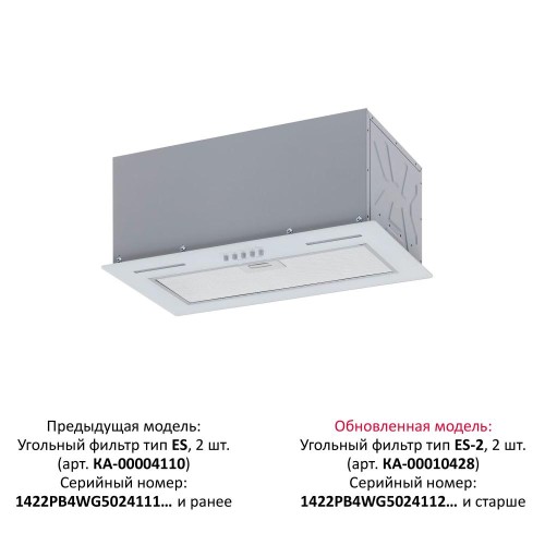 Встраиваемая вытяжка KRONA WERMUT 500 DN WHITE PB