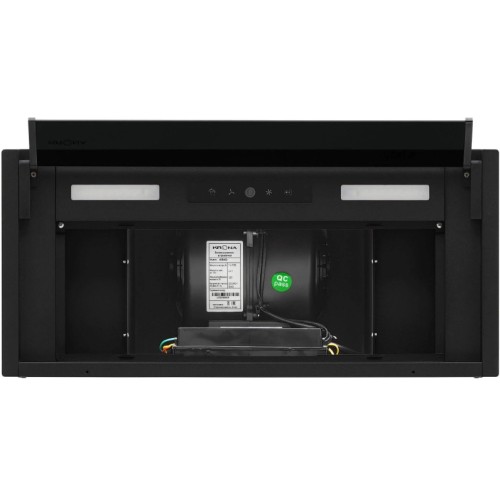 Встраиваемая вытяжка KRONA Изида 600 черное закаленное стекло (Isida 600 black SGC) купить в Москве и Санкт-Петербурге