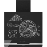 Вытяжка Krona DOMENIKA 600 BLACK/INOX S