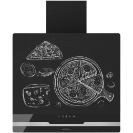 Вытяжка Krona DOMENIKA 600 BLACK/INOX S