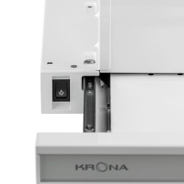 Встраиваемая вытяжка KRONA KAMILLA 600 GLASS WHITE