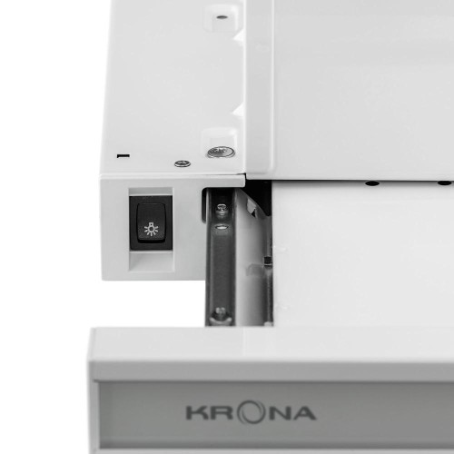 Встраиваемая вытяжка KRONA KAMILLA 600 GLASS WHITE