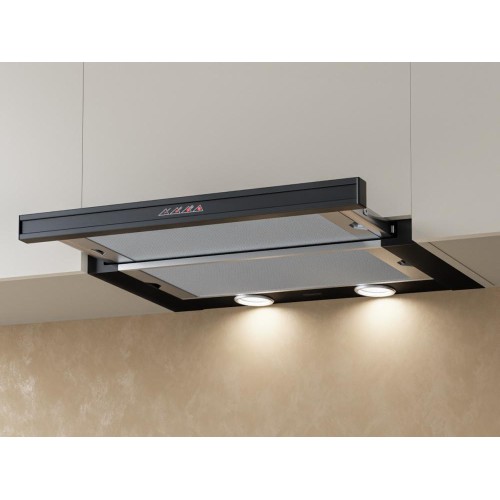 Встраиваемая вытяжка KRONA KAMILLA sensor 600 black (2 мотора) купить в Москве и Санкт-Петербурге