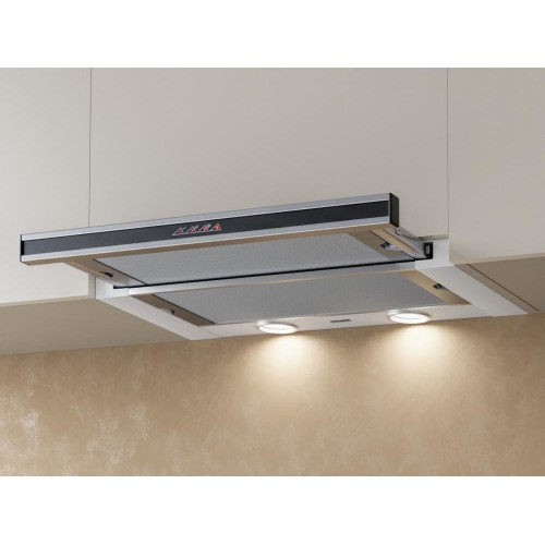 Встраиваемая вытяжка KRONA KAMILLA sensor 600 inox (2 мотора)