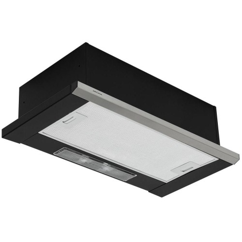 Вытяжка Krona Kamilla slim 600 black/inox (2 мотора)