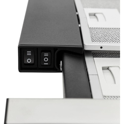 Вытяжка Krona Kamilla slim 600 black/inox (2 мотора)