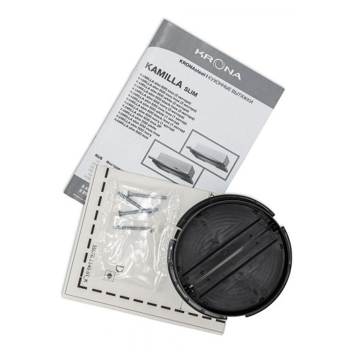 Встраиваемая вытяжка KRONA Kamilla slim 600 white (1 мотор)