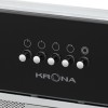 Встраиваемая вытяжка Krona KATE 600 GLASS BLACK PB