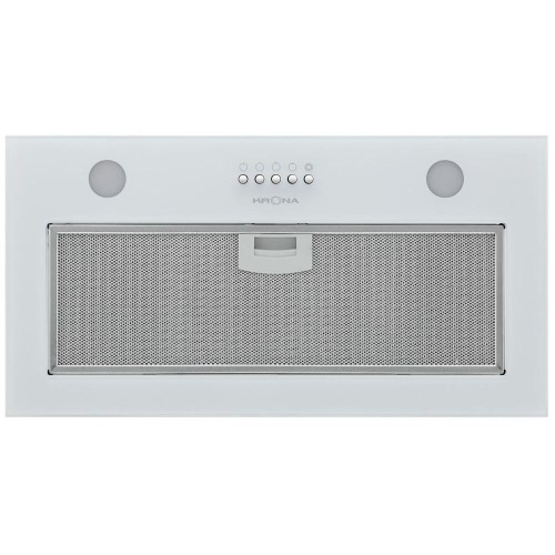 Встраиваемая вытяжка Krona LUISA 600 GLASS WHITE PB
