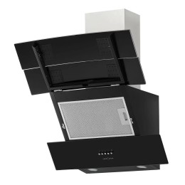 Вытяжка KRONA INGA 600 inox/black push button