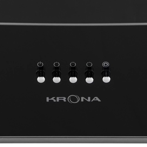 Вытяжка KRONA INGA 600 inox/black push button