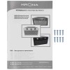 Встраиваемая вытяжка KRONA SVEN 600 black one knob