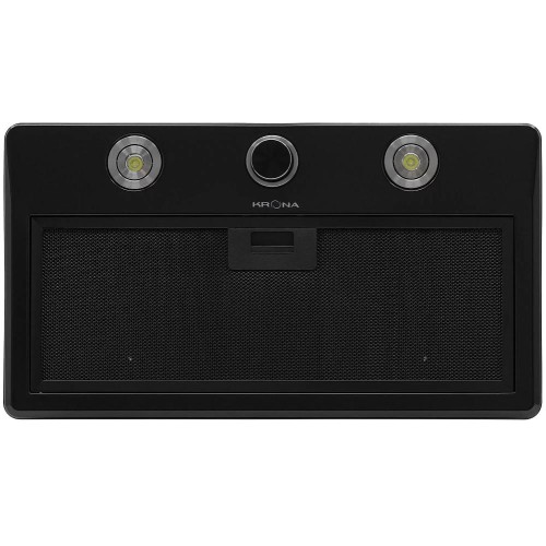 Встраиваемая вытяжка KRONA SVEN 600 black one knob