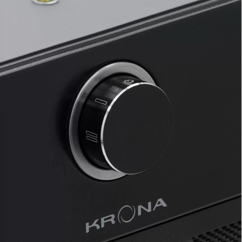 Встраиваемая вытяжка KRONA SVEN 600 black one knob