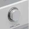 Встраиваемая вытяжка KRONA SVEN 600 white one knob