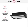 Встраиваемая вытяжка Krona KAMILLA T SENSOR 600 Black