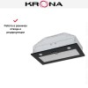 Встраиваемая вытяжка Krona KATE 600 GLASS BLACK PB