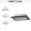 Встраиваемая вытяжка Krona KERRY 600 BLACK PB