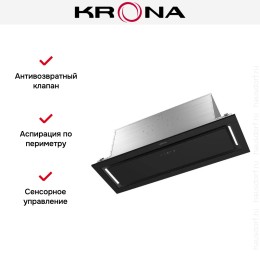 Встраиваемая вытяжка Krona SELINA 900 GLASS BLACK S