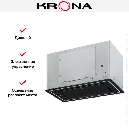 Встраиваемая вытяжка Krona VENUS 600 BLACK S