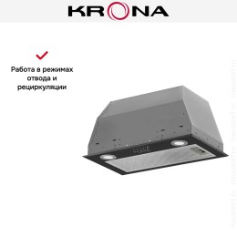 Вытяжка Krona AMELI 600 BLACK PB