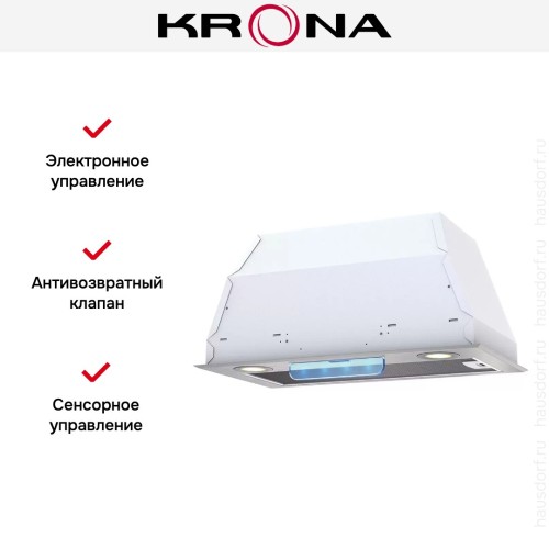 Встраиваемая вытяжка KRONA Ameli 600 inox S