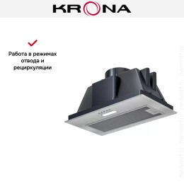 Вытяжка Krona AMELI LIGHT 600 INOX PB