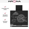 Вытяжка Krona DOMENIKA 600 BLACK/INOX S