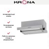 Встраиваемая вытяжка KRONA KAMILLA T POWER 600 Inox