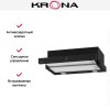 Встраиваемая вытяжка KRONA KAMILLA T SENSOR MAX 600 Black