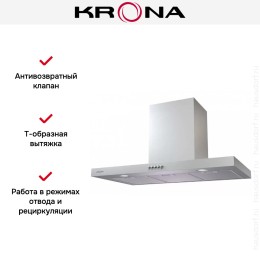 Вытяжка KRONA Levana 900 inox PB